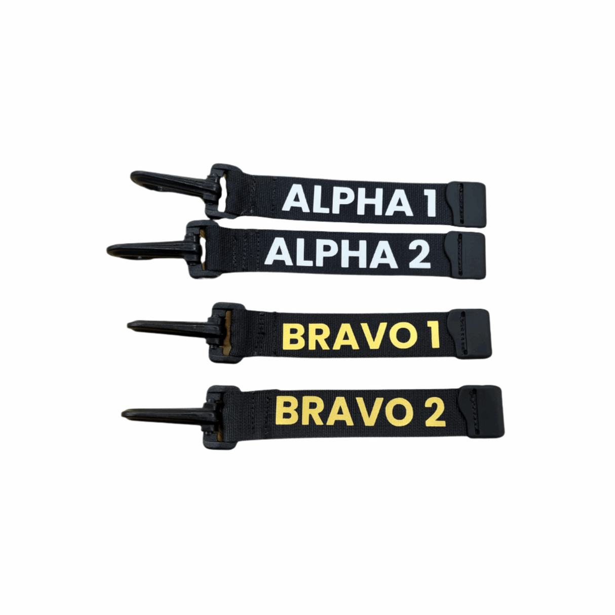 Printed Bag Tags - Alpha,Bravo 1 & 2 - Doran Tactical InnovationsPrinted Bag Tags - Alpha,Bravo 1 & 2