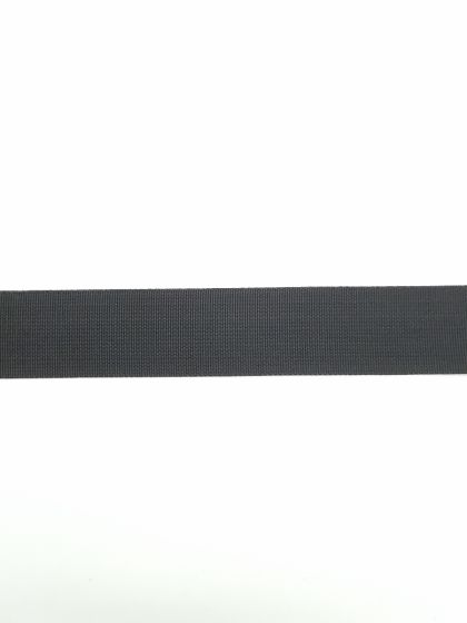 Met Grey 38mm / 1.5″ Plain Weave Nylon Webbing – UK Manufactured